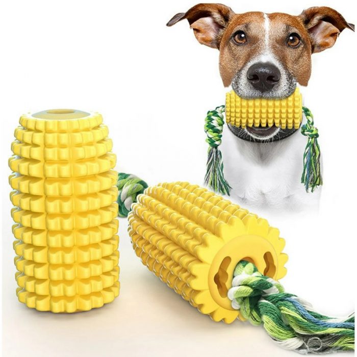 Dog Chew Toys for Aggressive Chewers,Corn Interactive Squeaky Dog Toys - Image 3