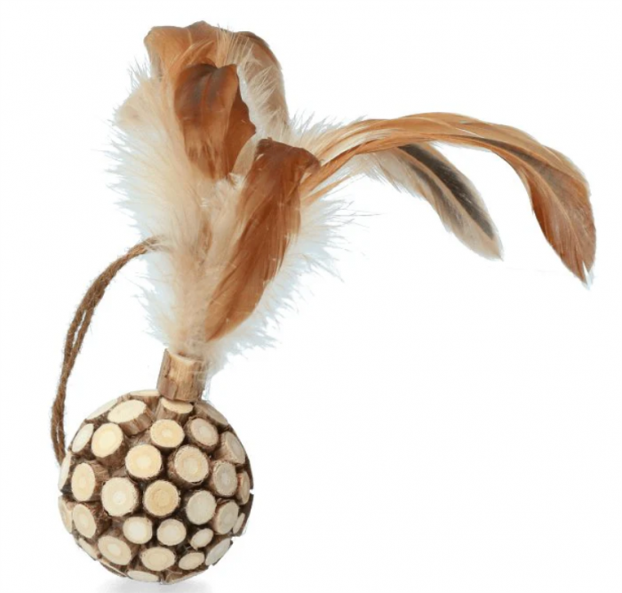 Pet Catcher Teaser Stick Replaceable Feathers Playing Wand Pet Teeth Molar Biting Toys - Image 4