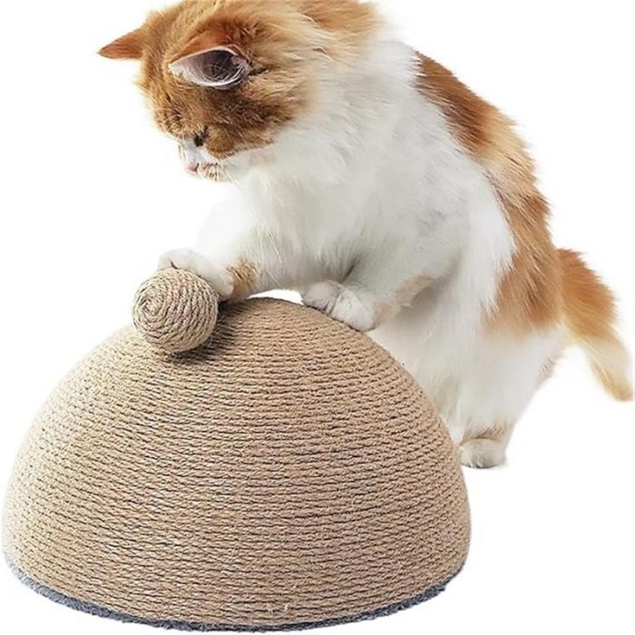 Hemispherical Cat Scratching Board